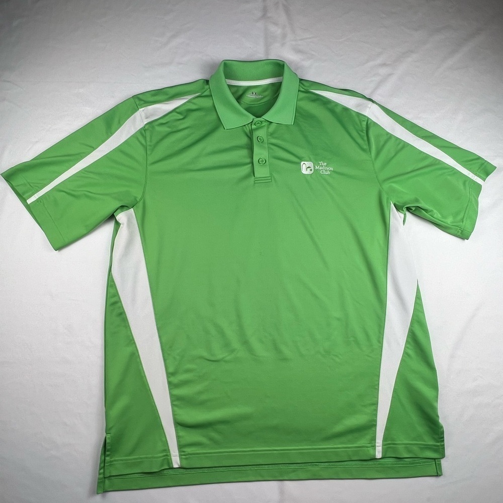 Under Armour - Men’s Golf Shirt - Polo - Large - Bright Green